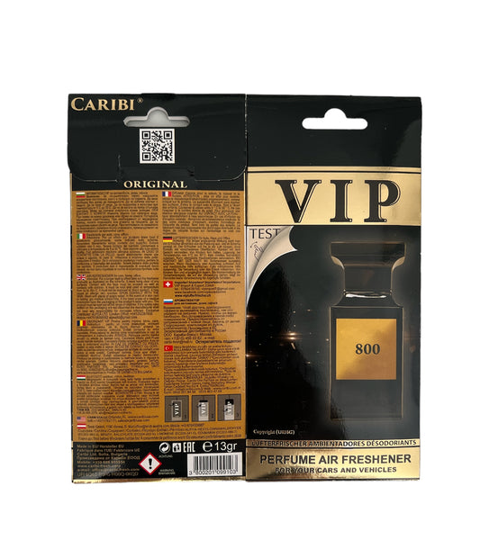 VIP 800 Autoparfum by Caribi - Webparfums.nl