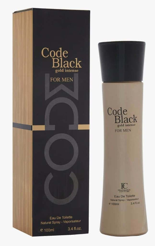 Code Black Gold Intense for him By FC - Webparfums.nl