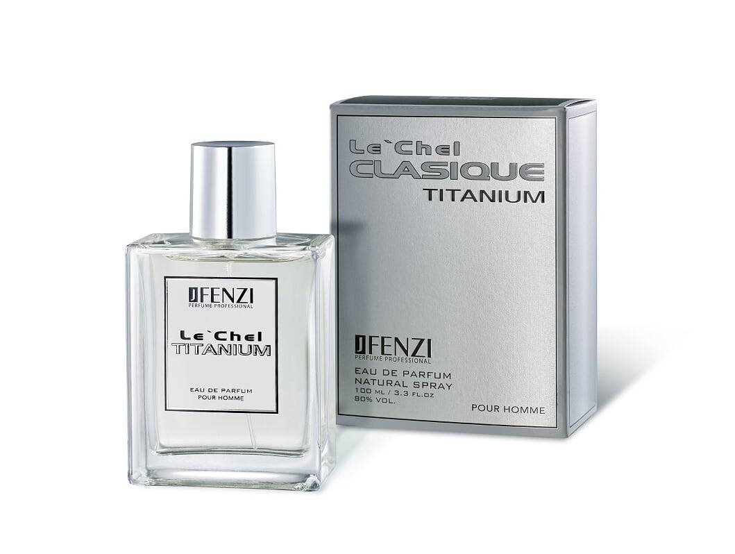 Le'Chel Clasique Titanium for him by Jfenzi - Webparfums.nl