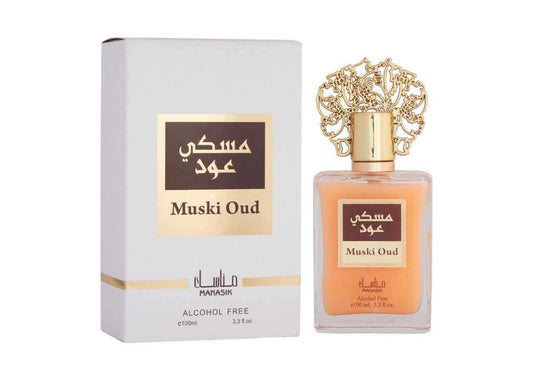 Muski Oud Unisex Alcohol vrij by Manasik - Webparfums.nl