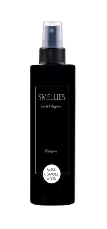 Huisparfum Musk & Sandelwood roomspray by Smellies - Webparfums.nl