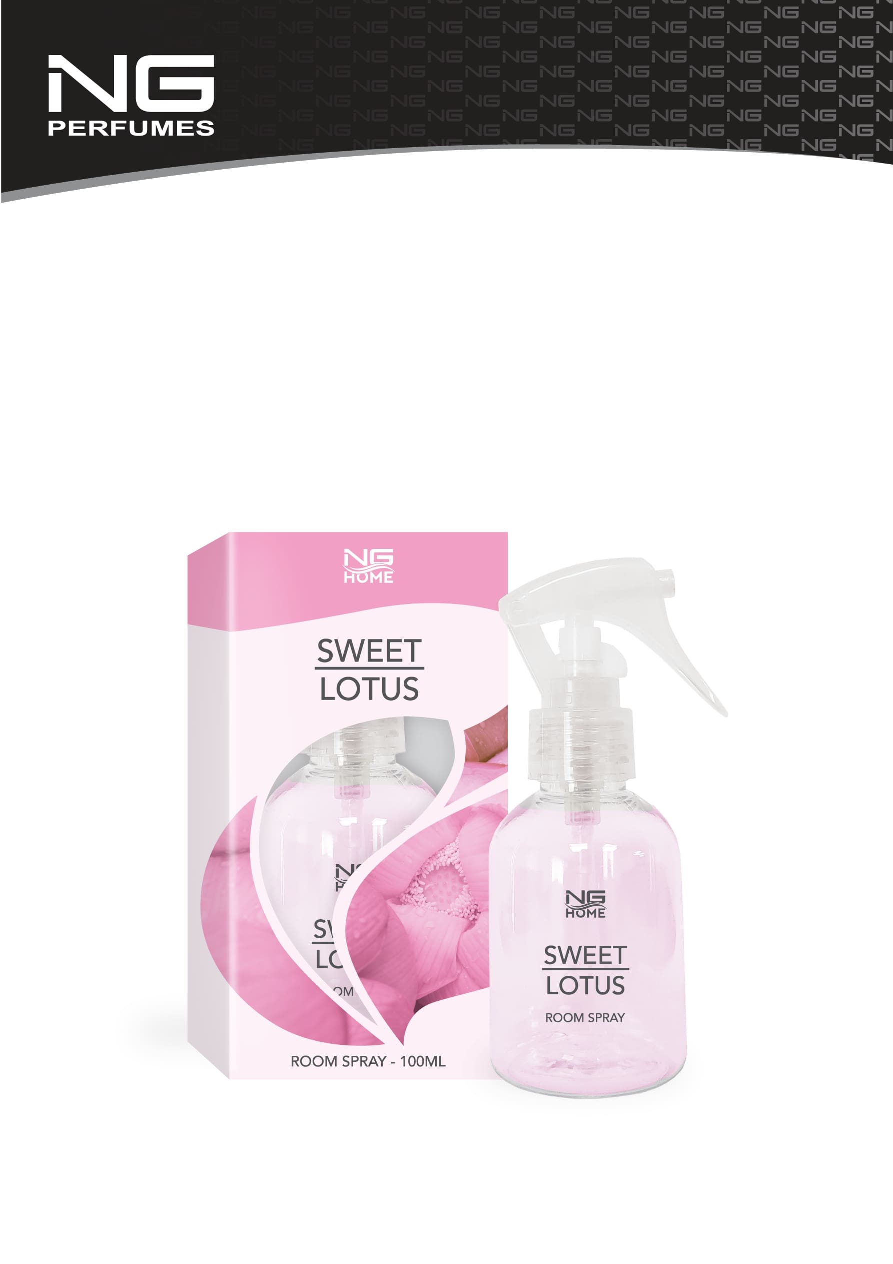 Sweet Lotus Room Spray 100ml by NG - Webparfums.nl