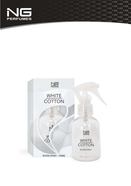 White Cotton Room Spray 100ml by NG - Webparfums.nl