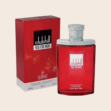 Clubhill Red for him by Cosmo shop je goedkoop bij Webparfums.nl voor maar  0.00