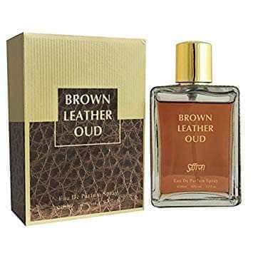 Brown Leather Oud for him and her by Saffron - Webparfums.nl