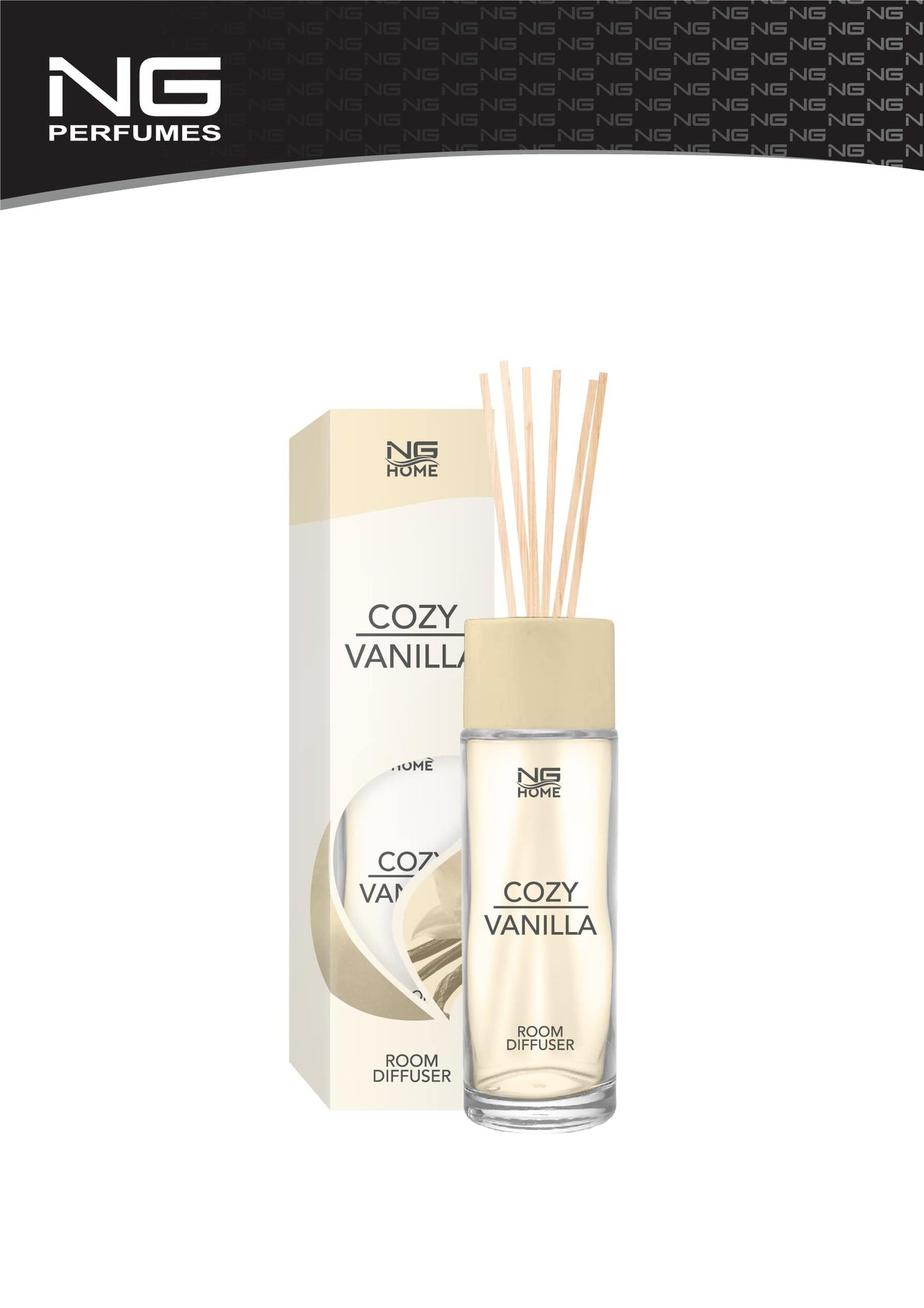 Cozy Vanilla Room Diffuser 100ml by NG - Webparfums.nl