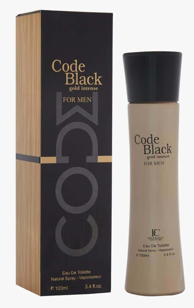 Code Black Gold Intense for him By FC - Webparfums.nl