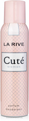 Cute Deo 150ml for her by La Rive shop je goedkoop bij Webparfums.nl voor maar  4.00