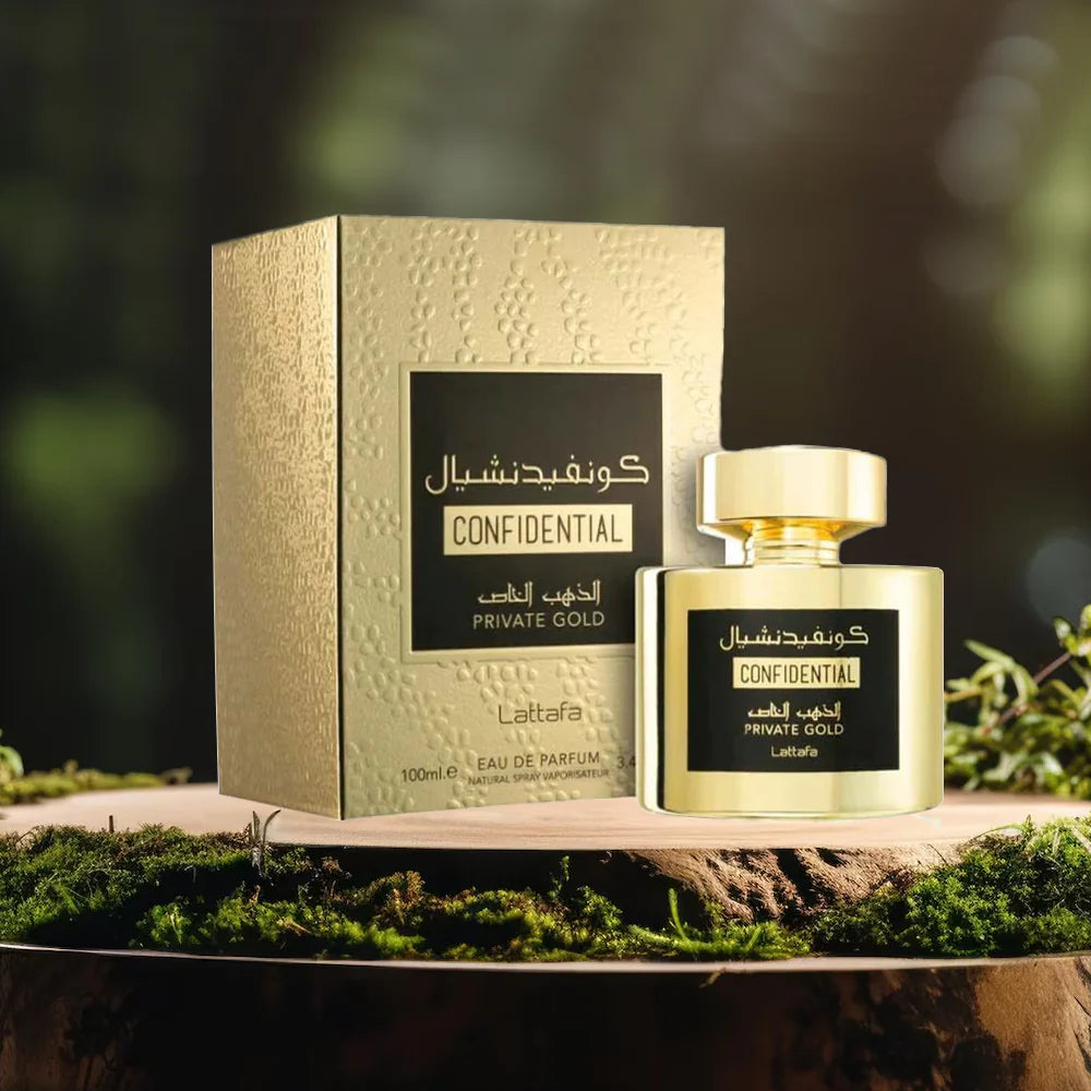 Confidential Private Gold unisex by Lattafa - Webparfums.nl