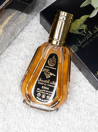 Qaed Al Fursan for him  by Ard Al Zaafaran