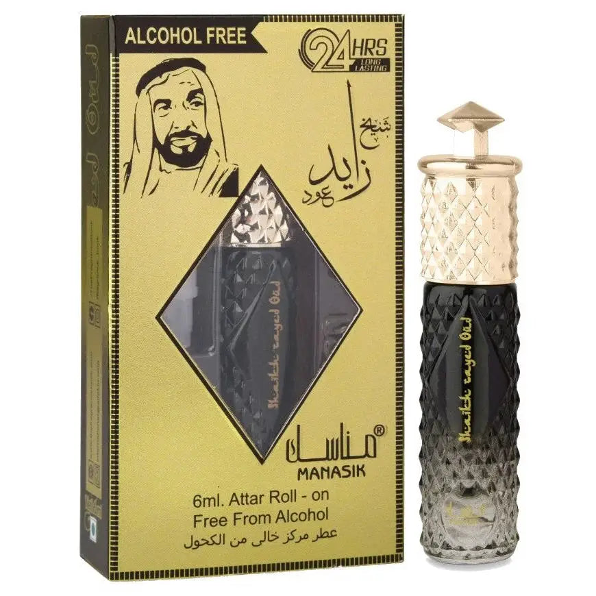 Shaikh Zayed Oud Parfum olie by Manasik - Webparfums.nl