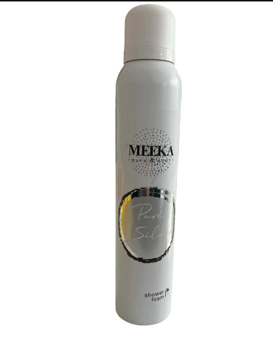 Showerfoam Pure Silver by Meeka - Webparfums.nl