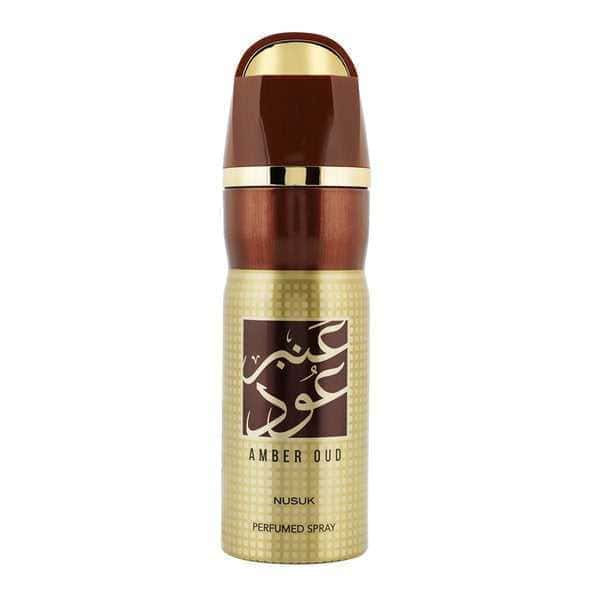 Amber Oud deo bodyspray Unisex by Nusuk - Webparfums.nl