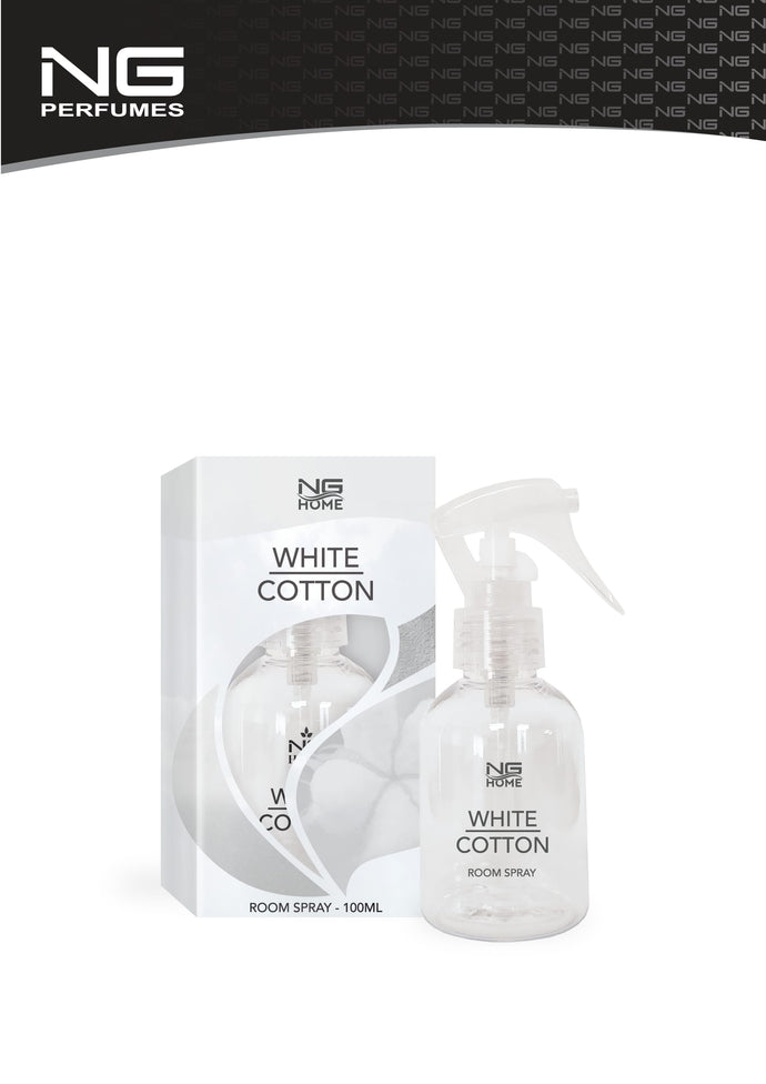 White Cotton Room Spray 100ml by NG shop je goedkoop bij Webparfums.nl voor maar  7.95