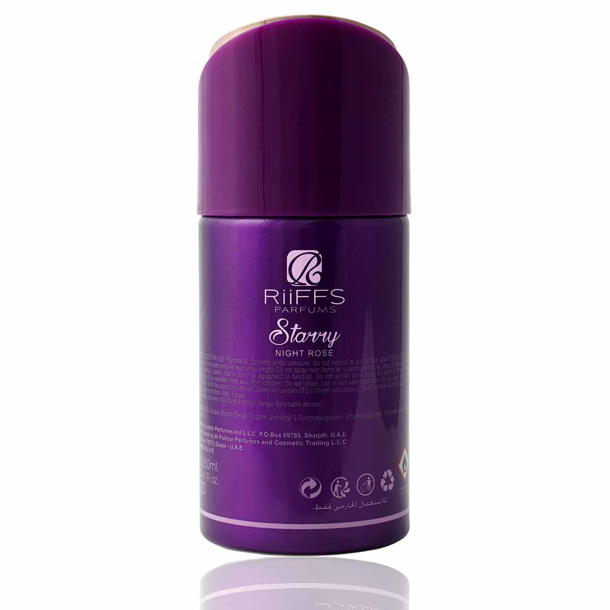 Starry Night Rose deo bodyspray for her by Riiffs